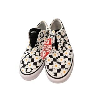 Women’s Doheny VANS Flower Checkerboard Shoes 10 M Brand New Multicolor